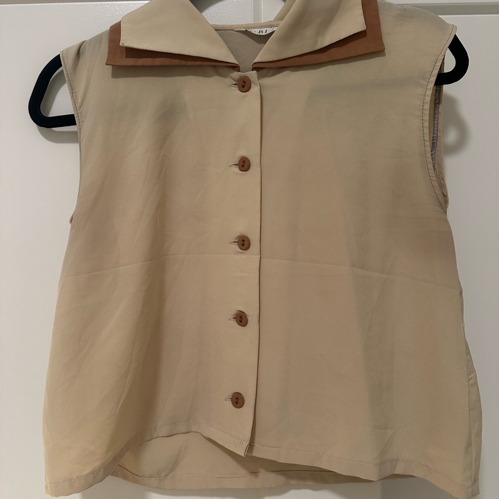 Vintage 80s Japanese Blouse | S M